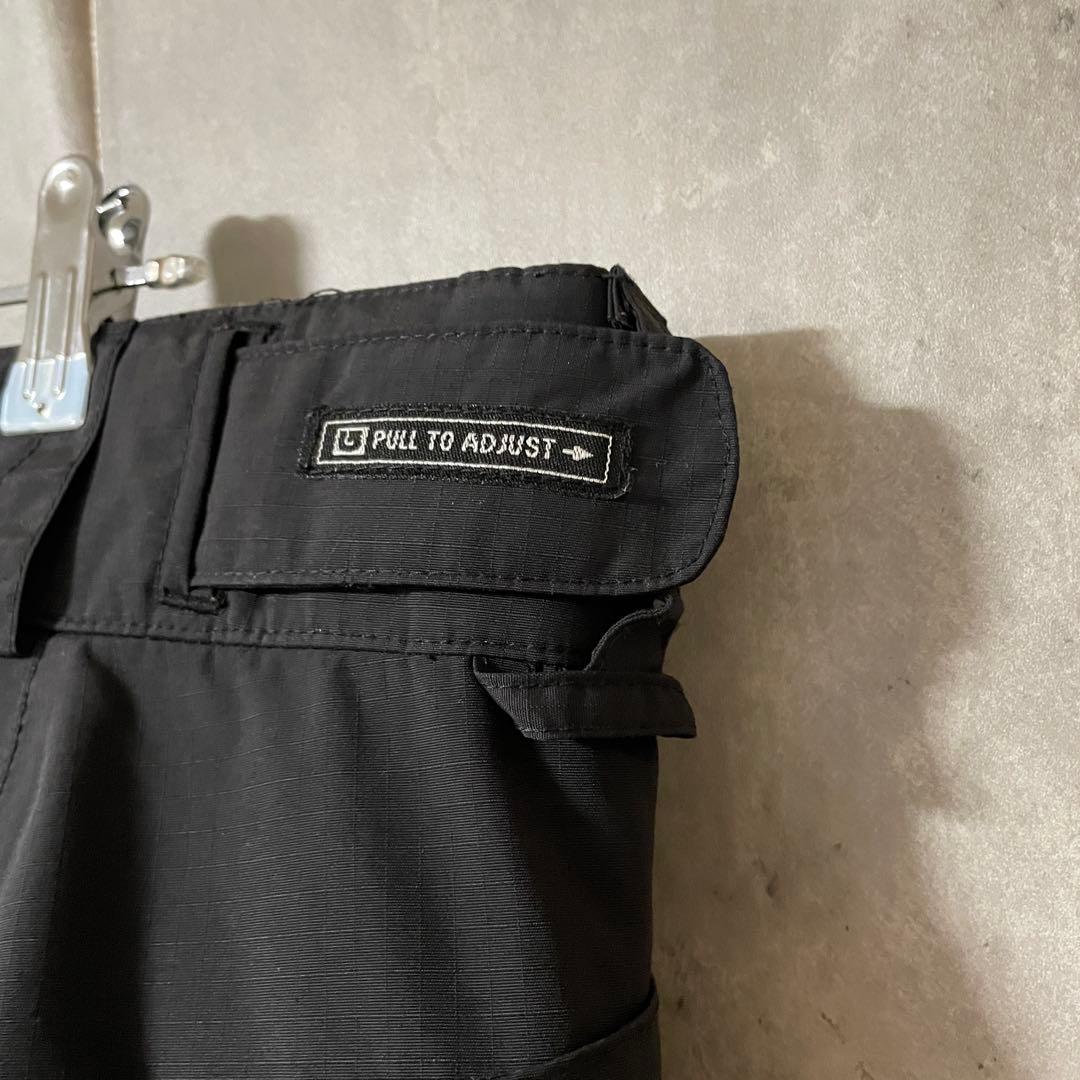 burtonバートンスキーパンツスノーボードウェアズボン下黒ブラック刺繍ロゴ希少