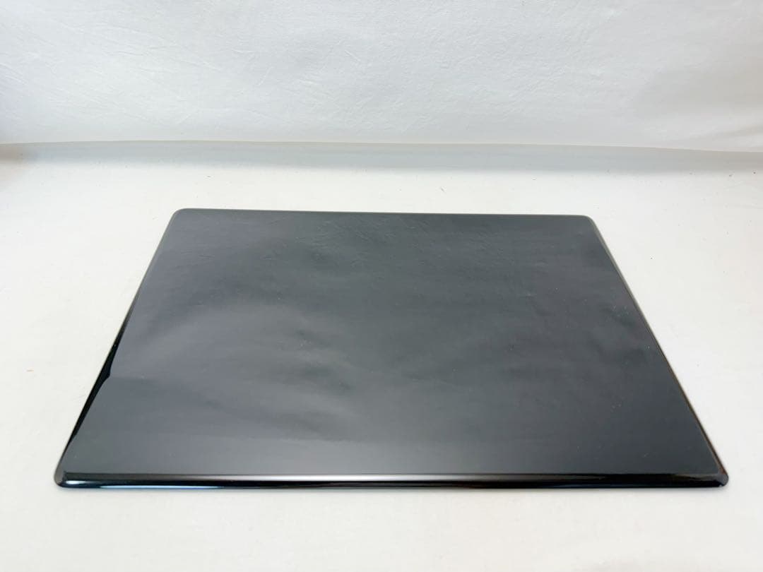 未使用 華道具 木製黒真塗 角蛤板二点セット 元箱