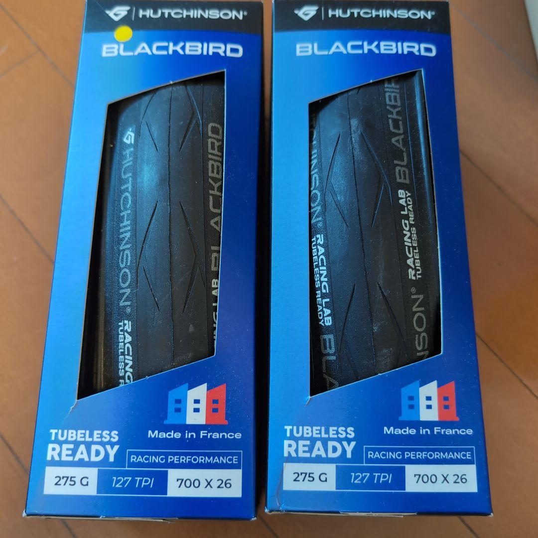 HUTCHINSON BLACKBIRD チューブレス　700 X 26　２箱