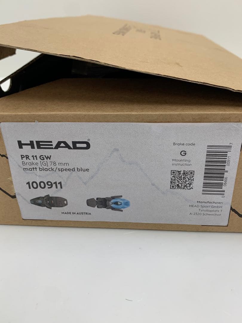 HEAD PR 11 GW ビンディング ブラック/ブルー