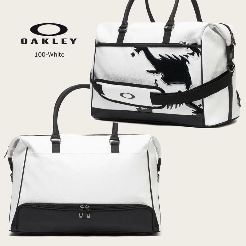 新品 OAKLEY オークリー スカル ボストンバッグ ホワイト