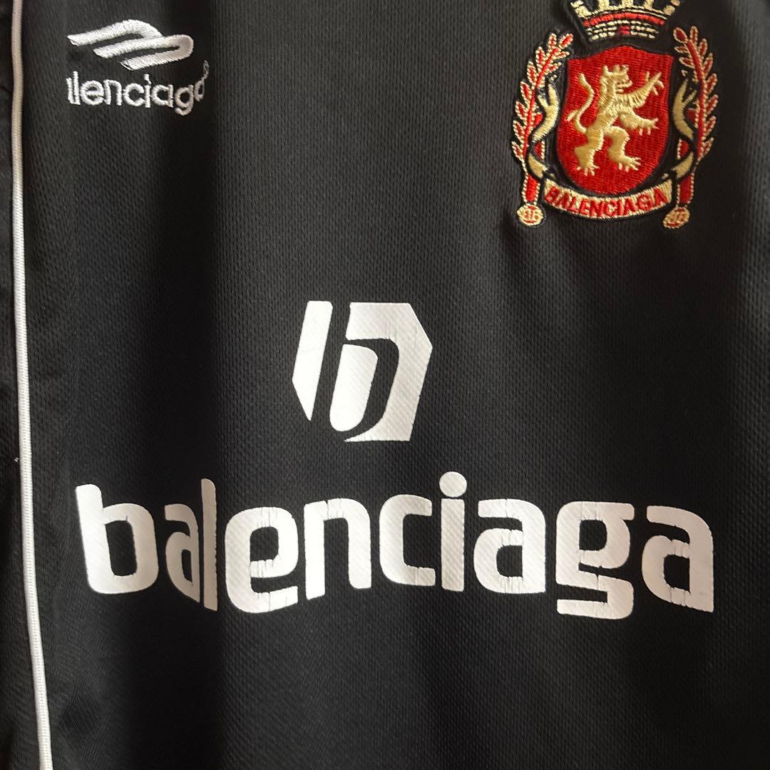 balenciaga サッカーシャツ 黒 PARIS 10