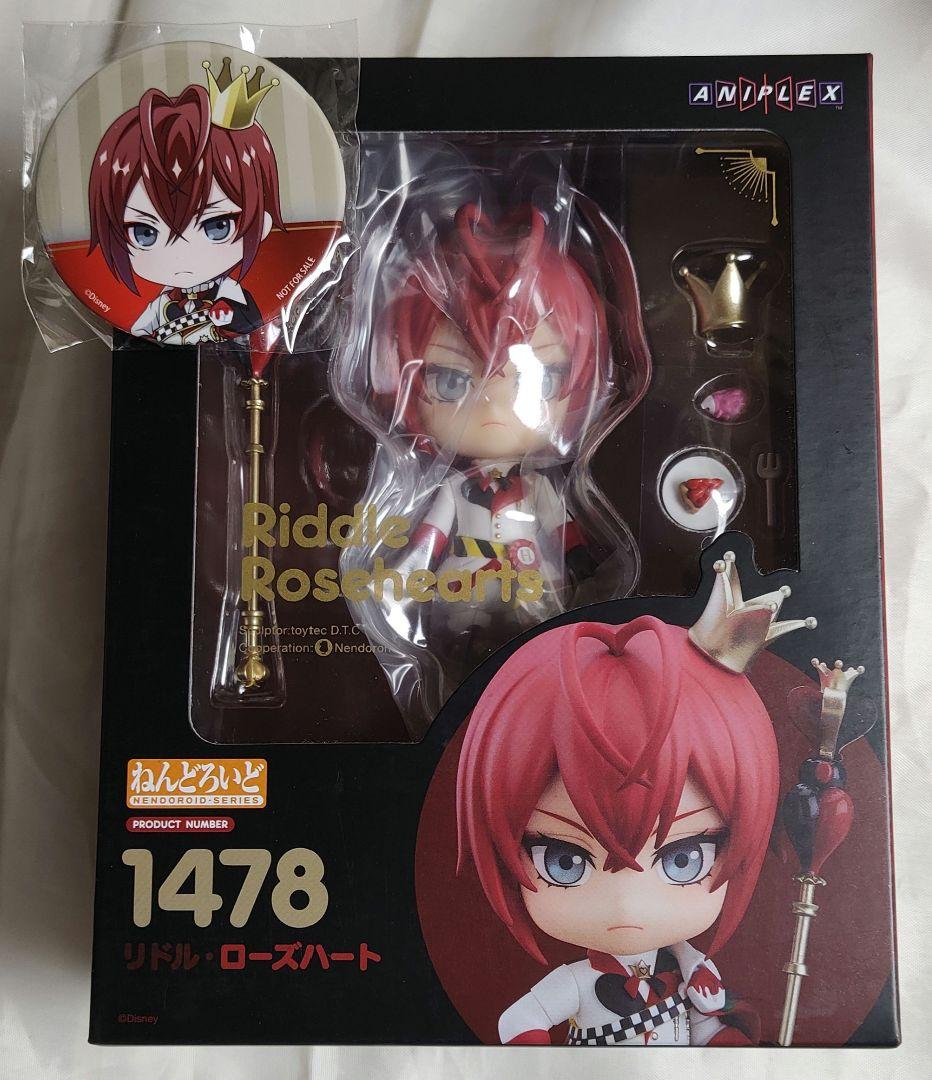 【未開封】　リドル・ローズハート　ねんどろいど　特典缶バッジ付　ツイステ