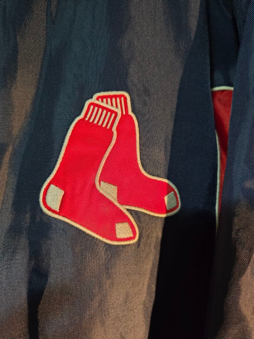 -週末SALE中-【激レア】 00s MLB レッドソックス 中綿スタジャン