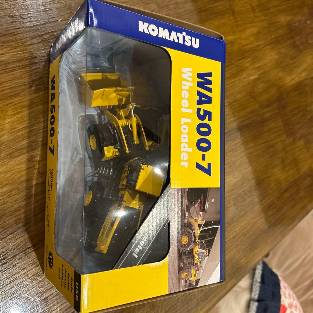 新品ミニチュア　コマツWA500-7 建設機械　完成品　タイヤショベル