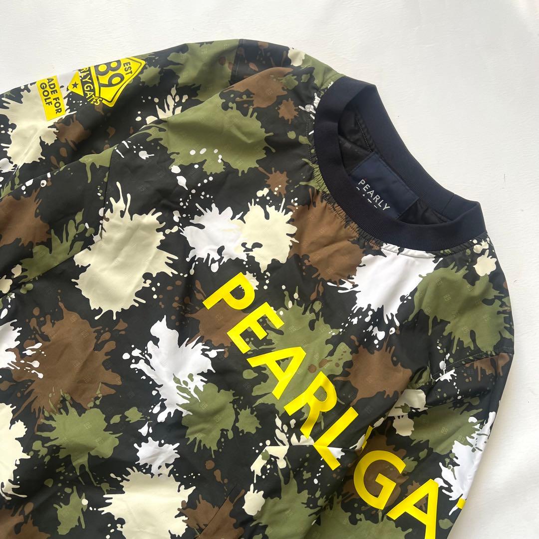 Pearly gates パーリーゲイツ　スニード　ナイロン　メンズ　迷彩　ロゴ