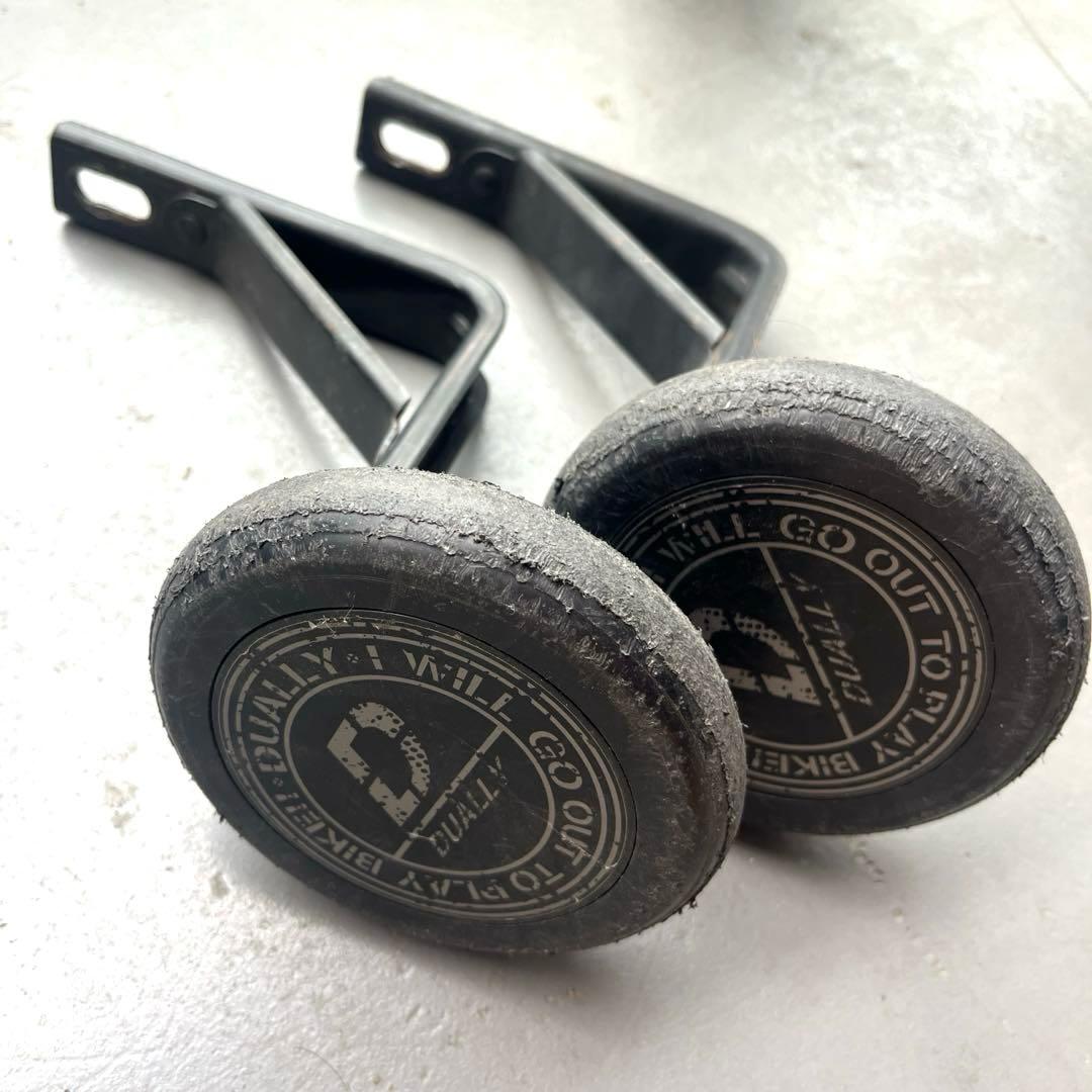 【引取り限定】子供用自転車 BMXスタイル 18インチ 補助輪・ヘルメット付き