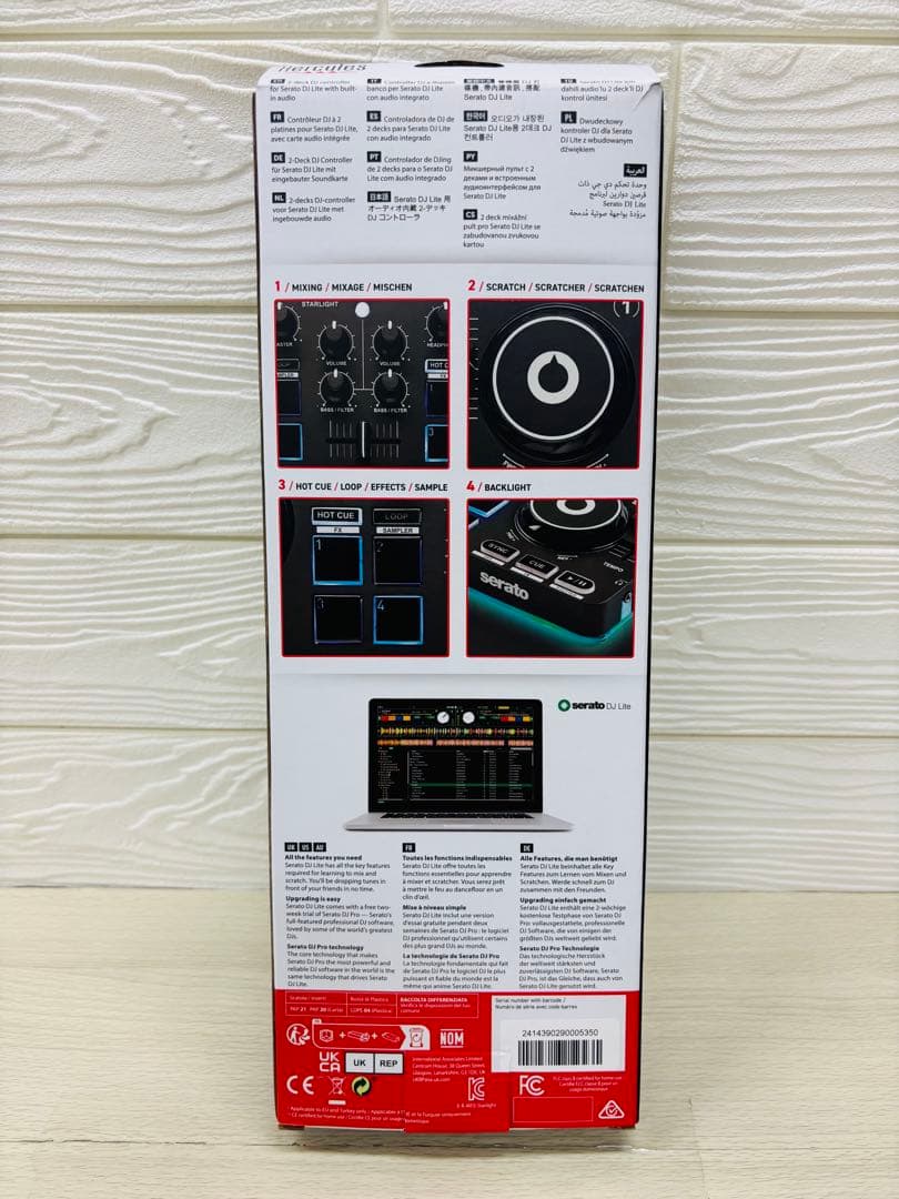 Hercules DJCONTROL STARLIGHT DJコントローラ124