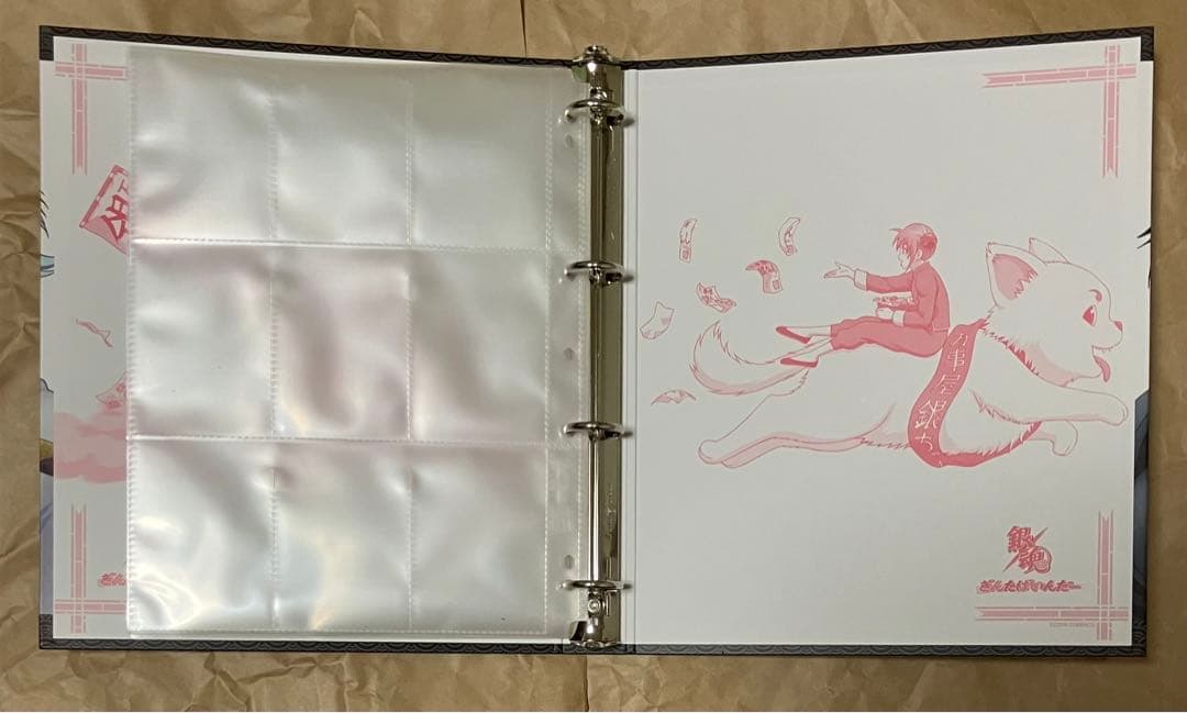 付属カード有　帯付　銀魂　ぎんたばいんだー　クリアコレクション ファイル