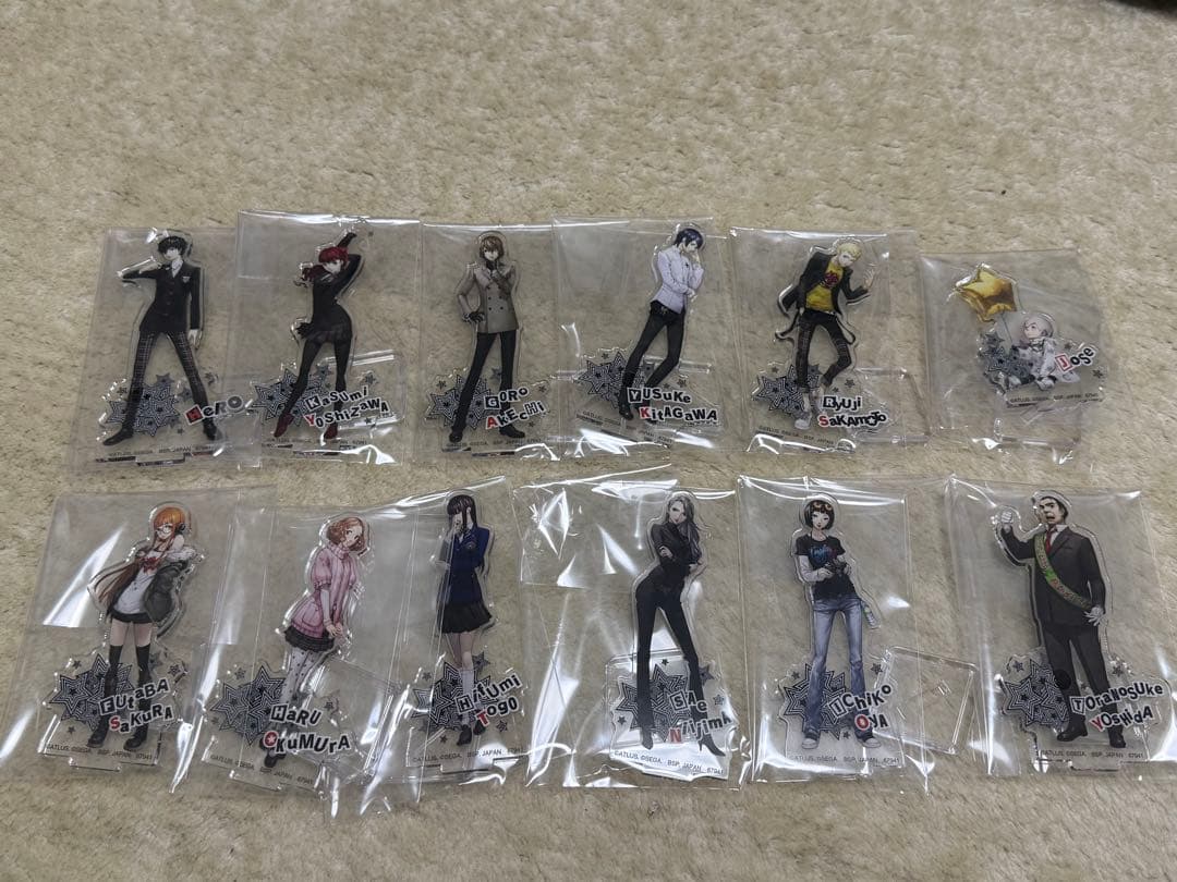 ペルソナ 5 一番くじ F賞 アクリルスタンド まとめ売り12個