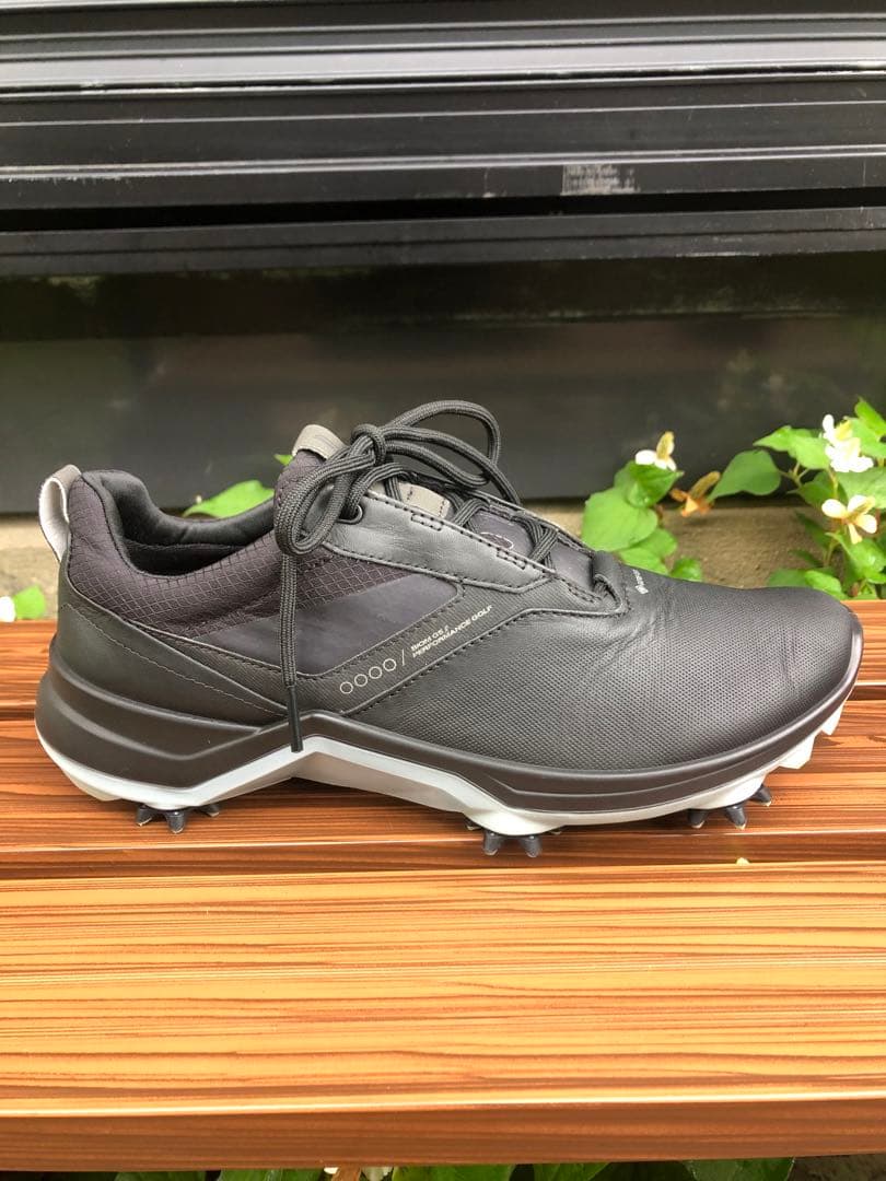 351番超美品ECCO BIOM G5 黒 38 24.0cmソフトスパイク