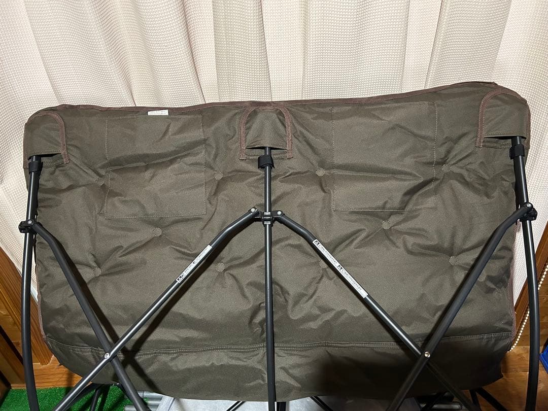 ニトリ　洗える　バタフライソファ　2P ハイバック　ブラウン　アウトドア　2人用