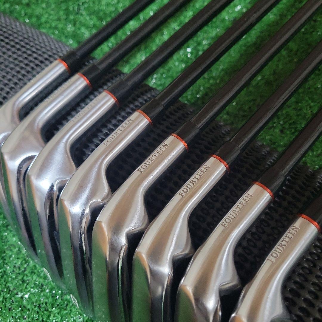 希少！FOURTEEN フォーティーン 8本セット メンズ アイアン PC555
