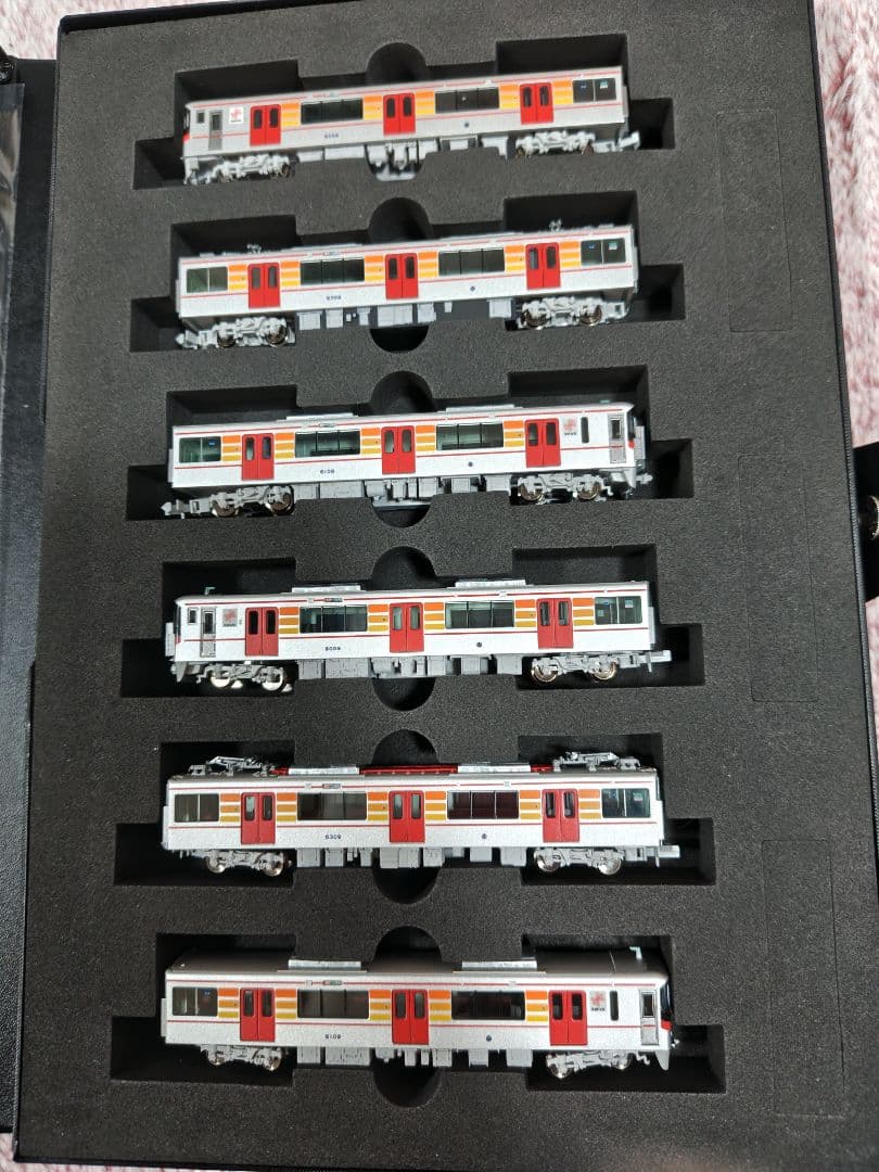 ミサキ　ポポンデッタ6036 山陽電鉄6000系 6両セット　スリーブキズ