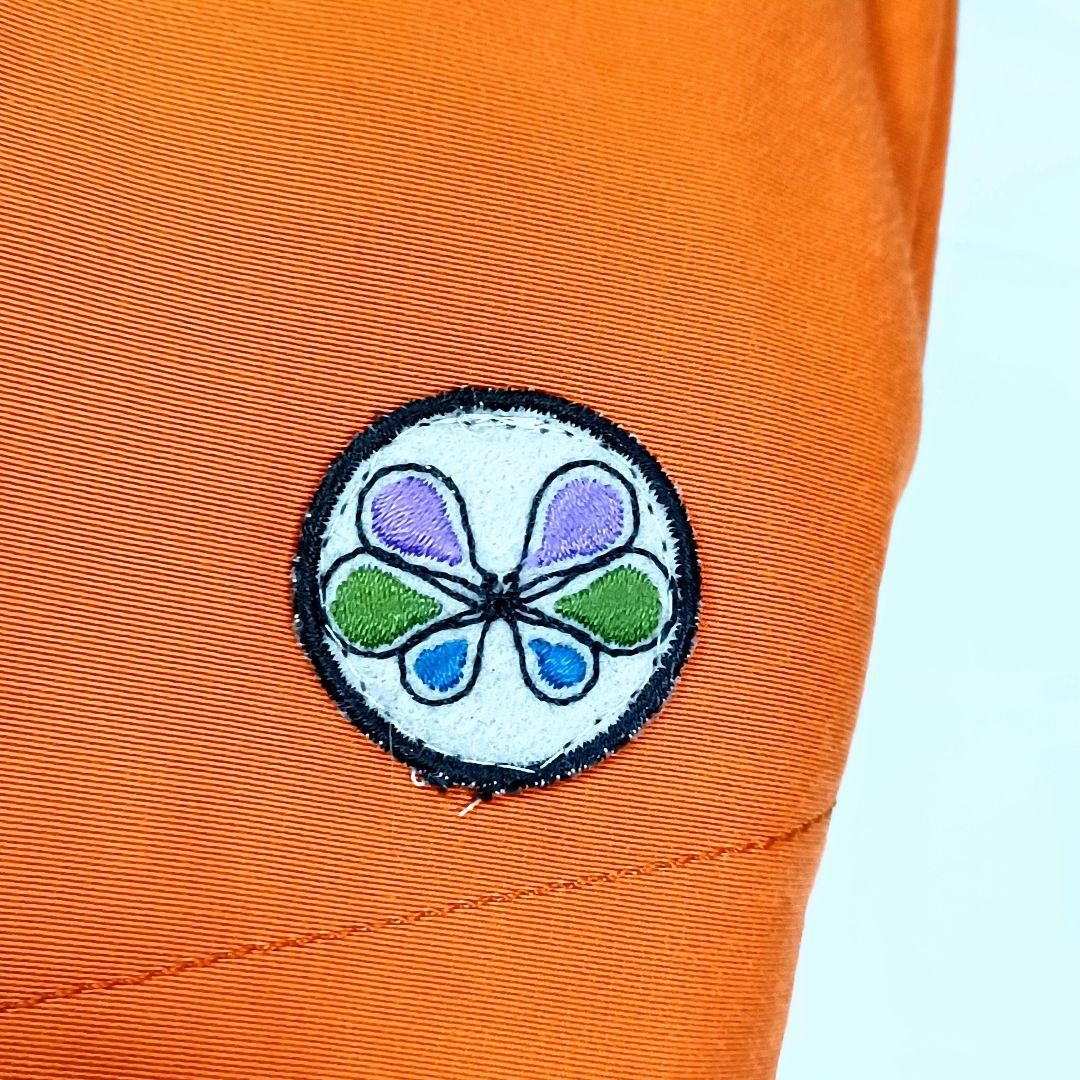 美品■TOVHO トヴホ 裏地付 防寒 撥水 中綿パンツ オレンジ メンズ 03