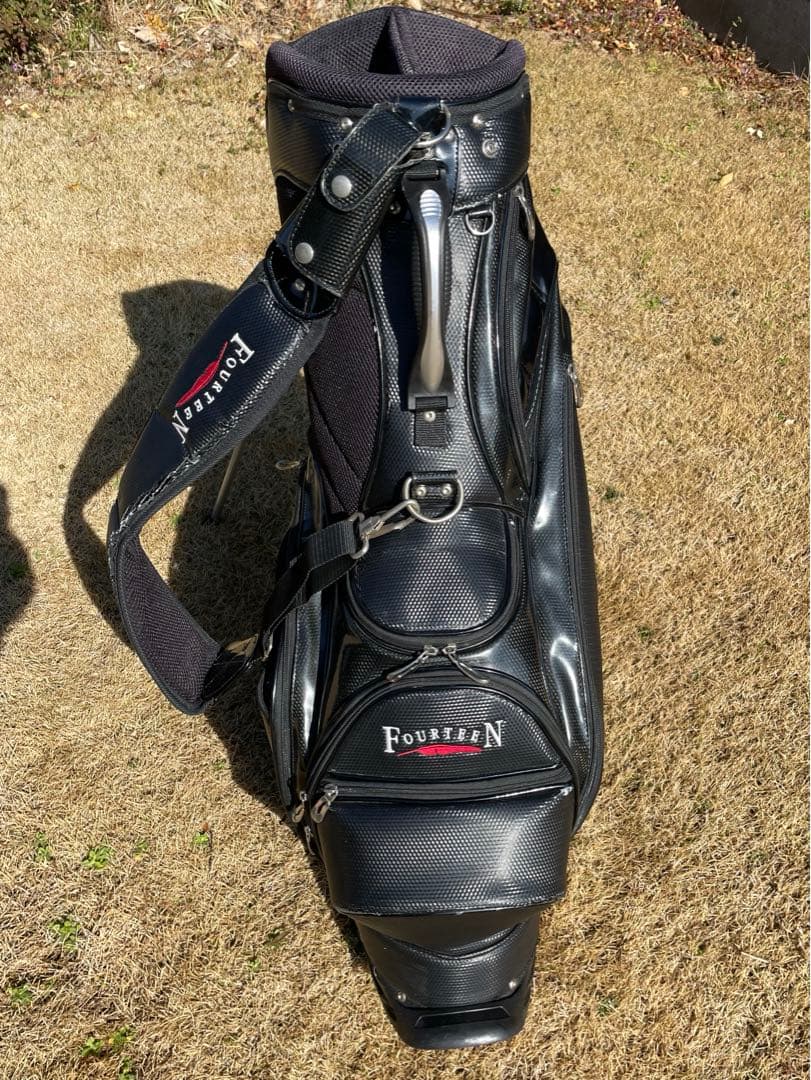 フォーティーン　スタンド　キャディバック　ブラック　アイアンカバー付