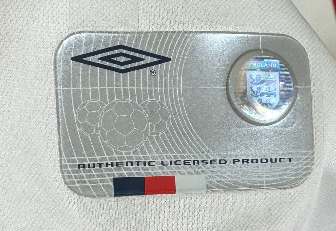 アンブロ　イングランド代表　ベッカム　長袖　ユニフォーム　7