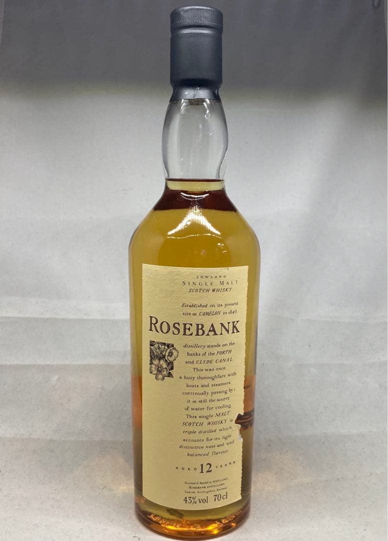 古酒 終売品 花と動物シリーズ ローズバンク12年 43度 700ml