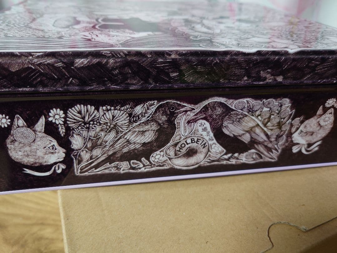 ヒグチユウコ　ホルベインTOOLBOX角缶　タオルハンカチ　　訳ありショルダー…