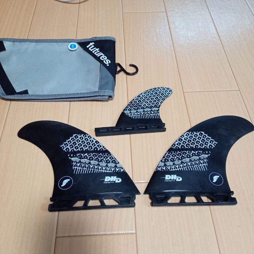 美品 Futures DHD FT1 Twin＋1 ツインフィン FISH