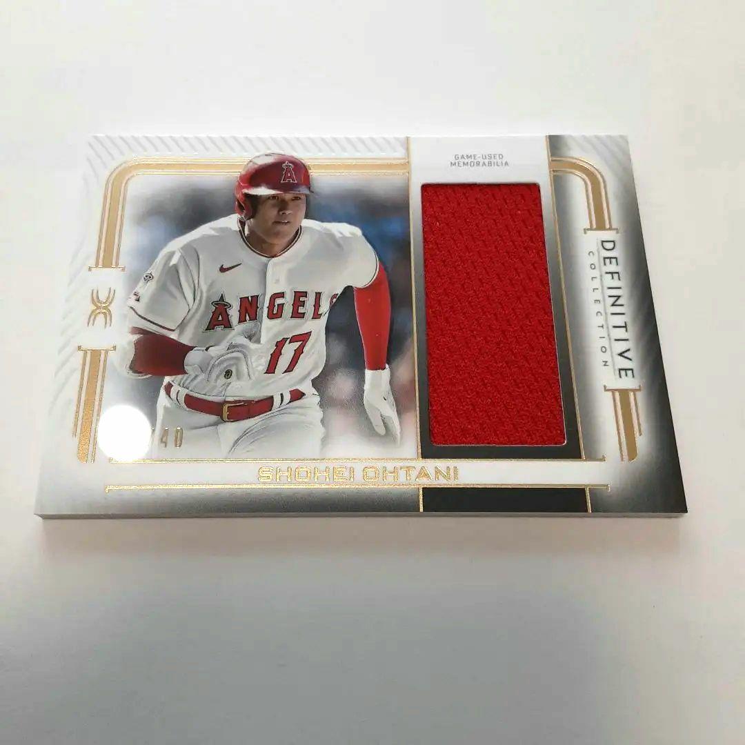 2023大谷翔平★世界に40枚★本人実使用ジャージ入りtoopsジャンボレリック