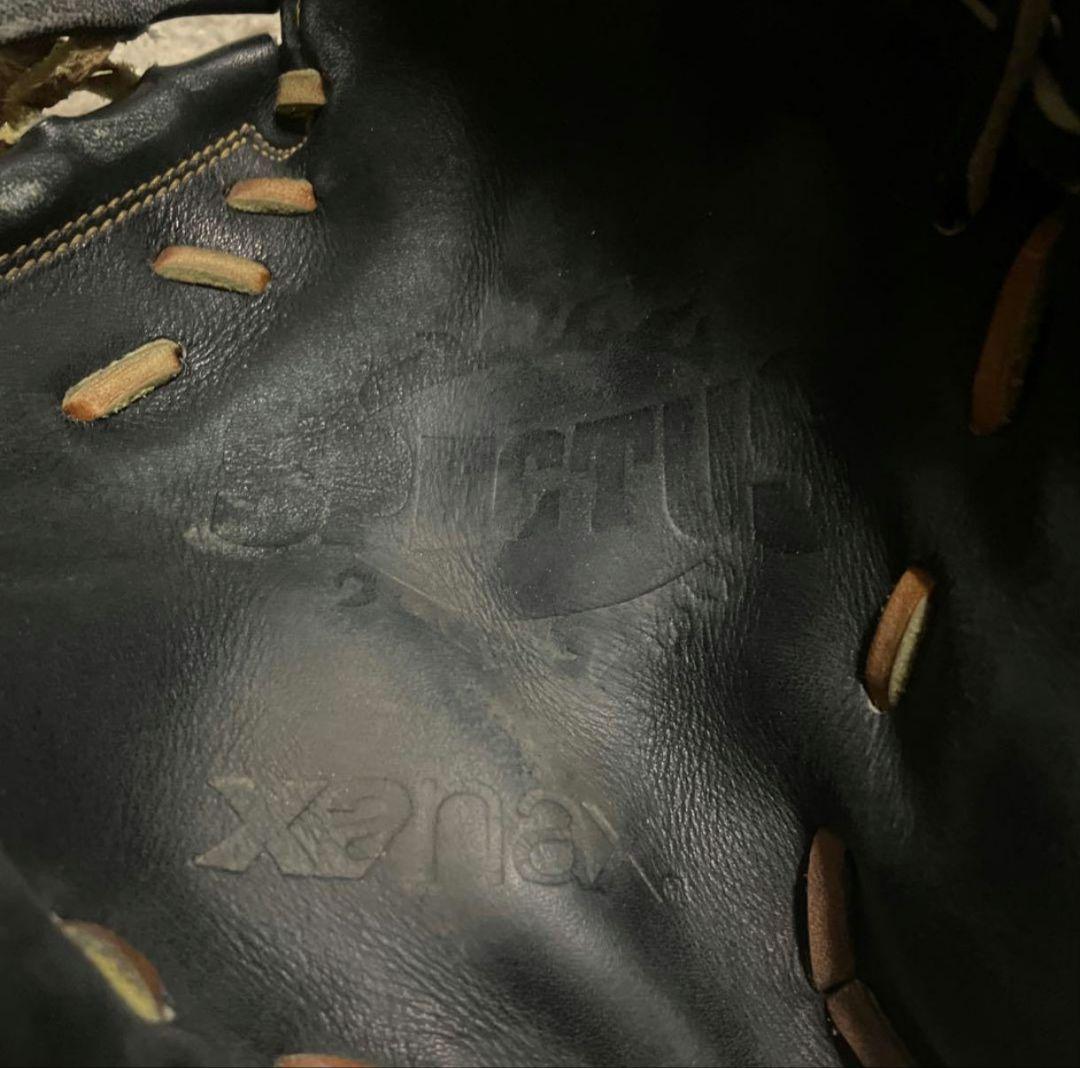 ザナックス 硬式ファーストミット 黒 右投げ　大人用