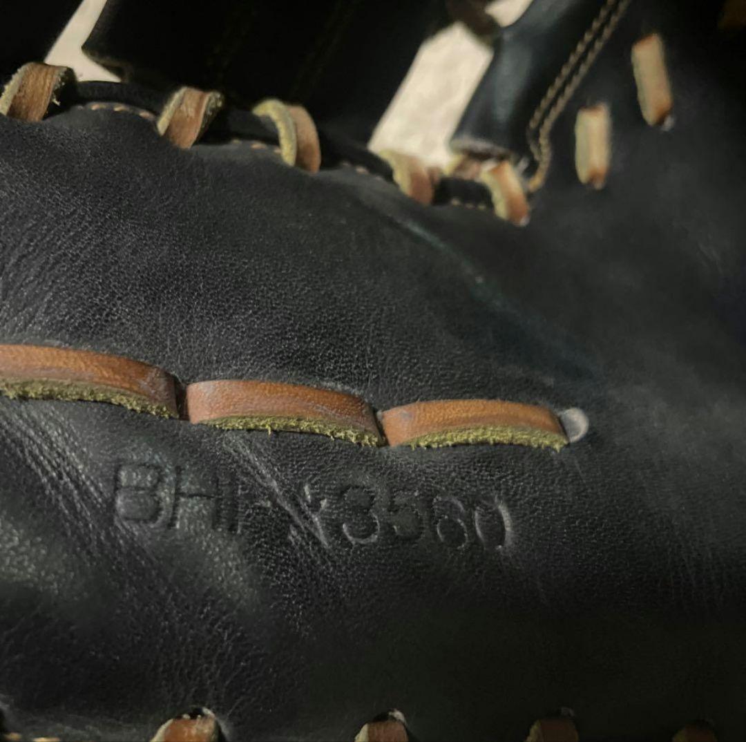 ザナックス 硬式ファーストミット 黒 右投げ　大人用