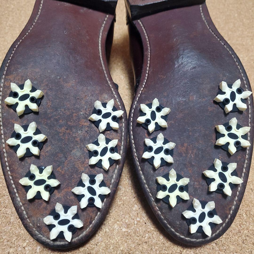 希少 ヴィンテージ フットジョイクラシック ウイングチップシューズ 茶 USA