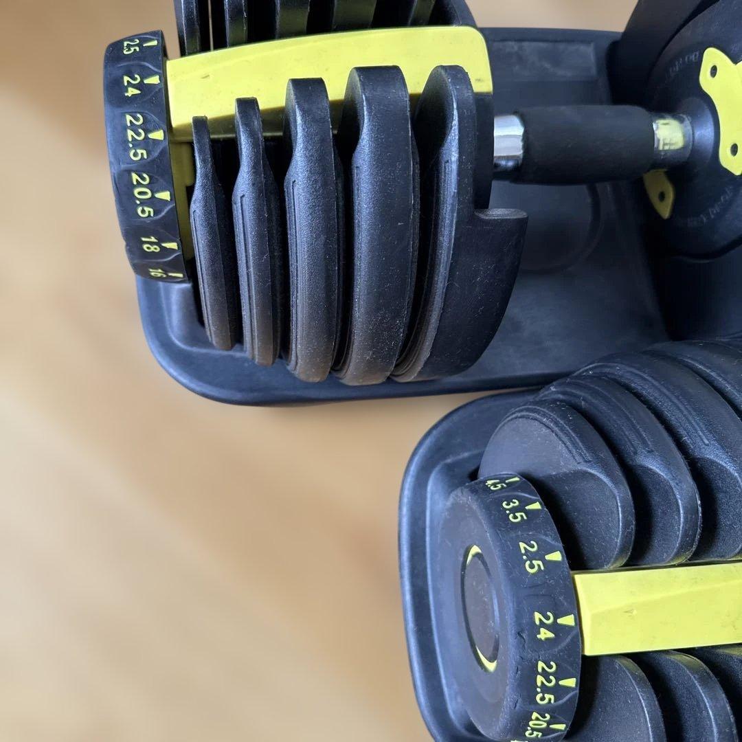 【コメント希望価格募集】可変式ダンベル 2.5kg-24kg 東京引き取り限定