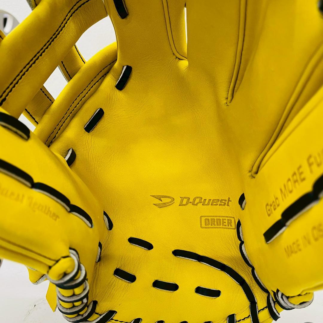 ディークエスト　DKO100　オーダーグラブ　硬式　外野手用　189型　型付け済