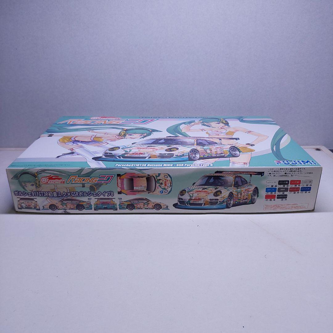フジミ 初音ミク ポルシェ911 GT3 プラモデル 1/24 未組立中古品