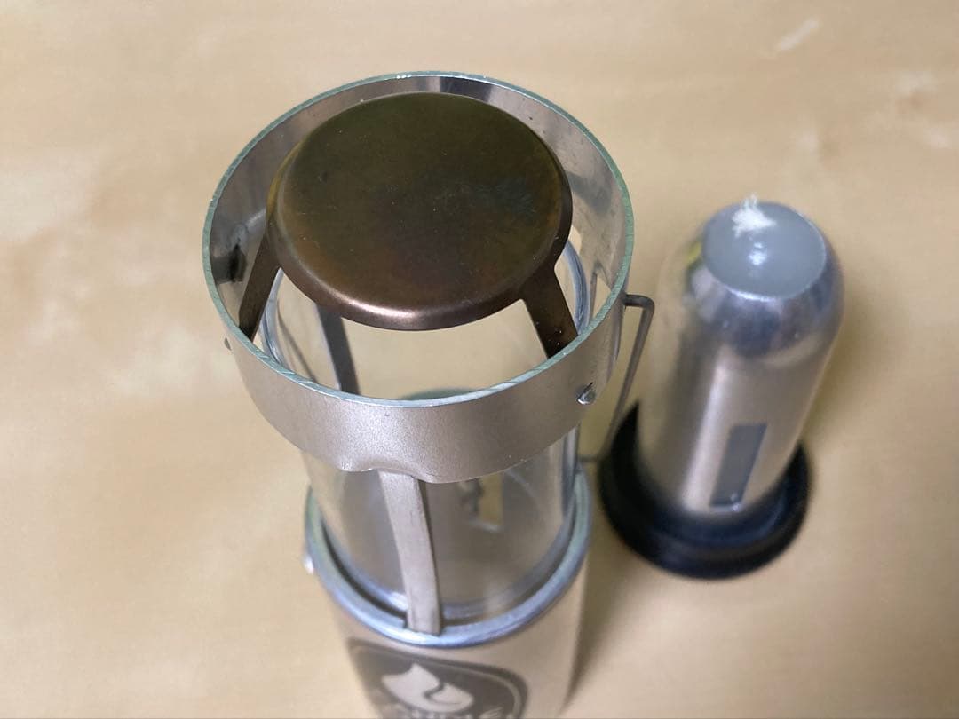 UCO 旧デザイン キャンドルランタン 無塗装アルミ・純正コクーン・リフレクター