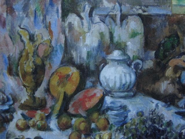 ポール・セザンヌ、静物、希少な画集より、状態良好、新品高級額、額装付