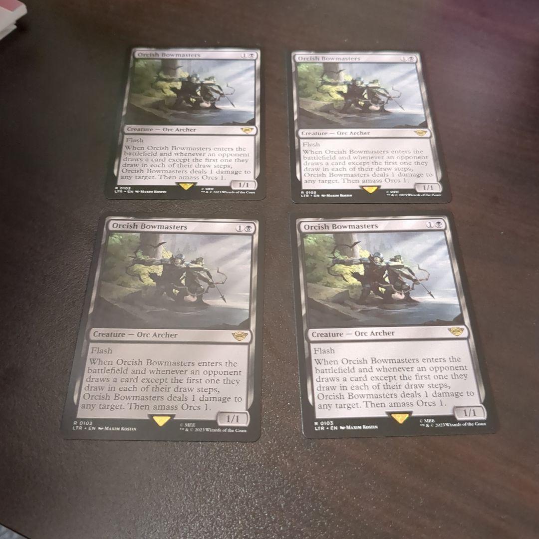 オークの弓使い 英語版 4枚