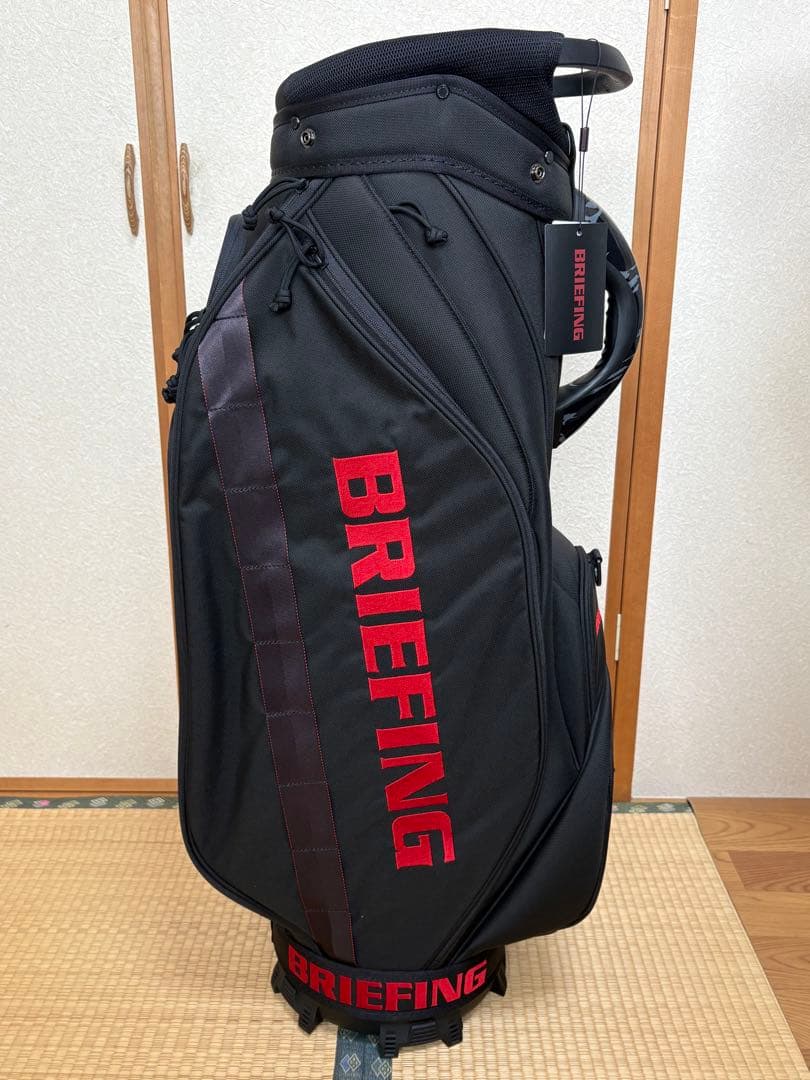 未使用)ブリーフィング キャディバッグ 25年モデル CR-5#04 ブラック
