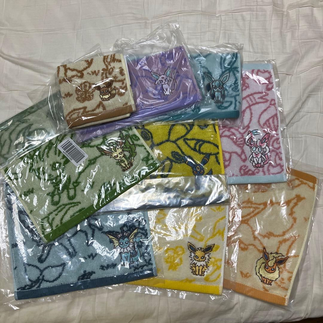 イーブイコレクション　タオルハンカチ　全種類セット　未使用