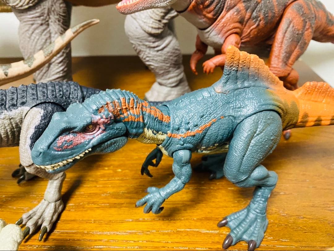 ジュラシックパーク　ハモンドコレクション　フィギュア　恐竜　Tレックス　ラプトル