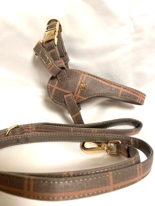 ペット　犬　ハーネス　リード　革