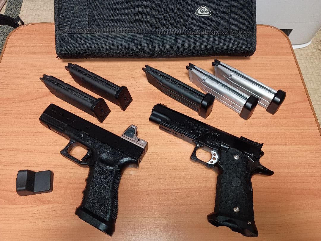 マルイ ハイキャパ5.1 グロック17gen3 マガジンホルスターベルト等セット