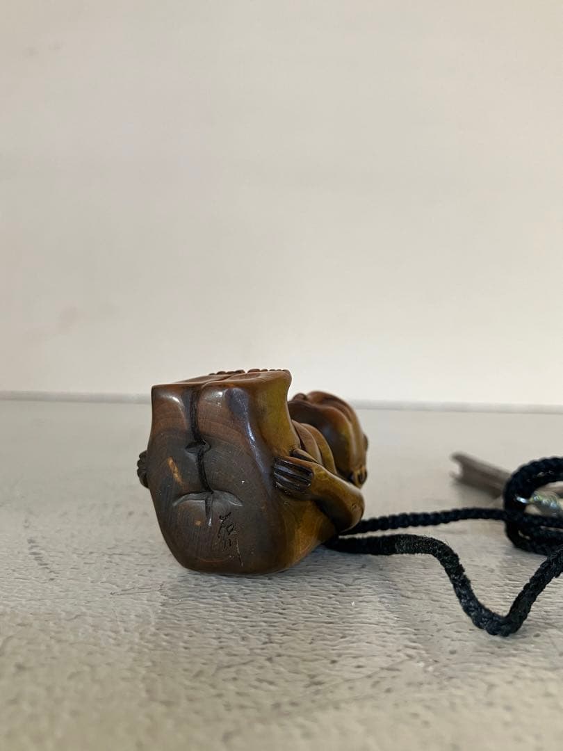 ビリケン　根付　鍵