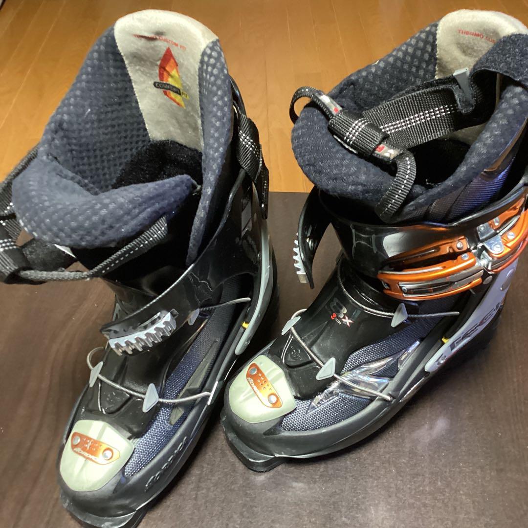 Atomicスキー板 ４点セット　オレンジ/イエロー