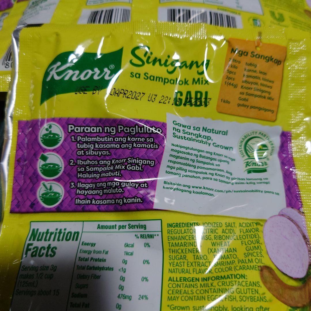 Knorr Sinigang sa Sampalok Mix Gabi 6袋