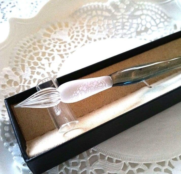 【希少なインク選択可】ヨノモリサクラガラスペン&インク セット