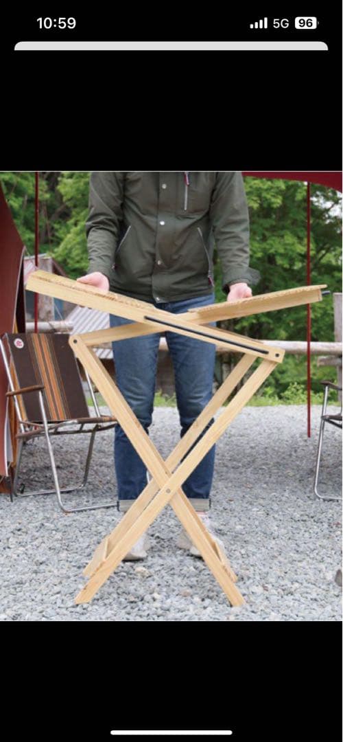 ペル木製折りたたみテーブルVALVE折りたたみテーブル、