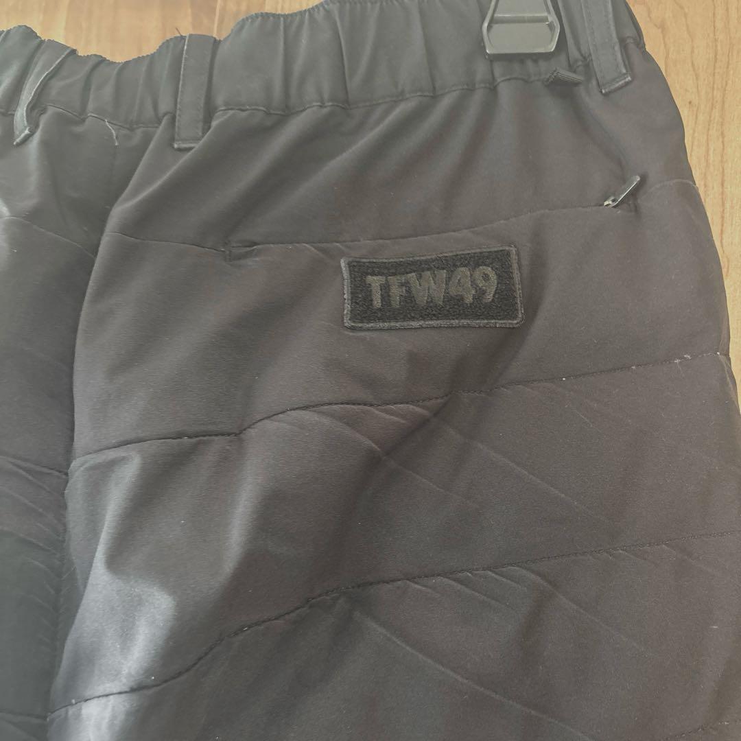 す*け様 TFW49 ダウン入りパンツ　黒　サイズL