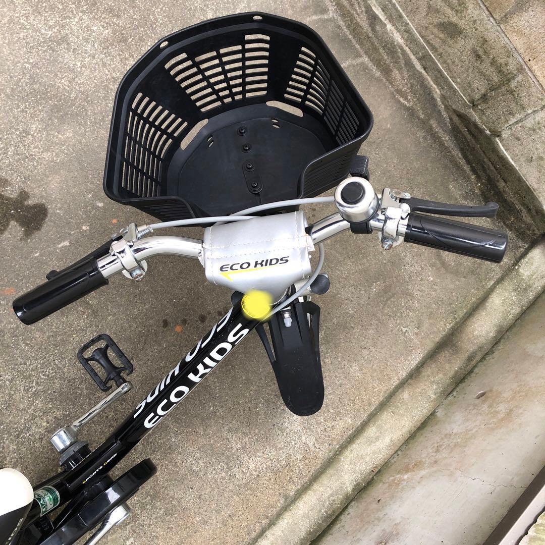 ブリヂストン　ECO KIDS ジュニアサイクル 前カゴ付き　18インチ