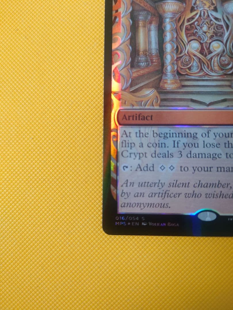 MTG　魔力の墓所　MPS　部分光沢　foil　☆