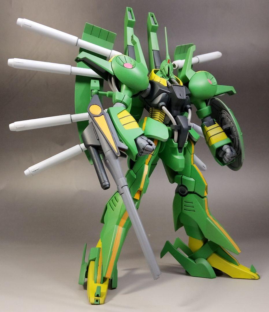 HG HGUC 1/144 パラス・アテネ 徹底 改修 全塗装 完成品 ベース付