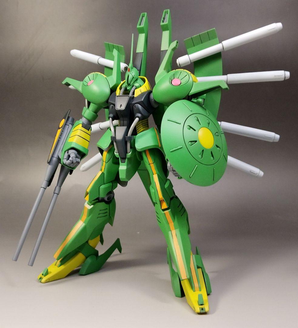 HG HGUC 1/144 パラス・アテネ 徹底 改修 全塗装 完成品 ベース付