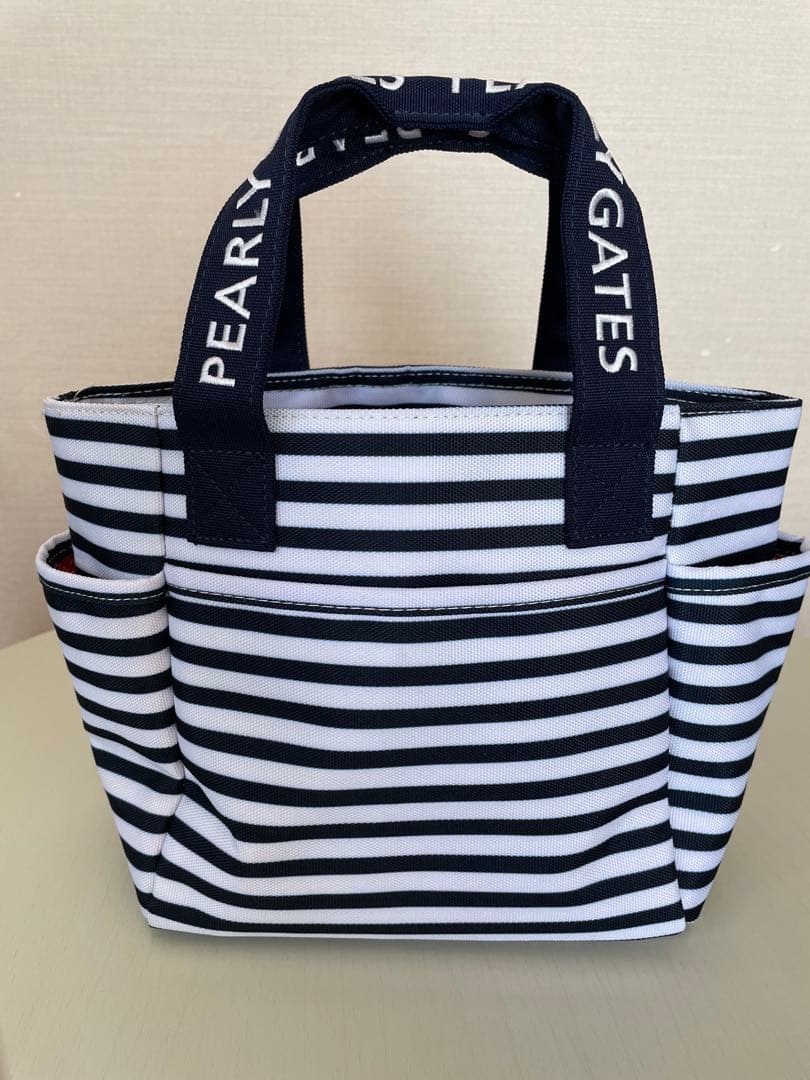 PEARLY GATES ストライプ ゴルフバッグ